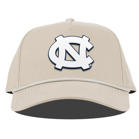 University of North Carolina "UNC Team Logo" Curved Canvas 5 Panel Rope Beige