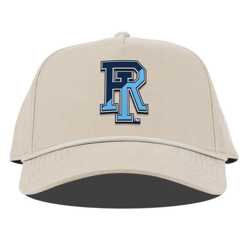 University of Rhode Island "URI Team Logo" Curved Canvas 5 Panel Rope Beige