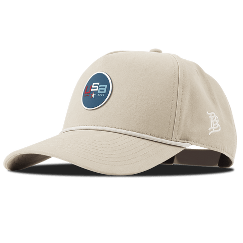 USA 250 Curved Canvas 5 Panel Rope Beige