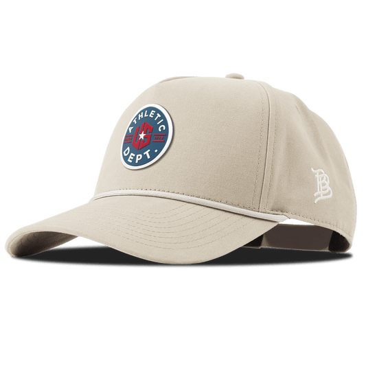 US Athletic Curved Canvas 5 Panel Rope Beige