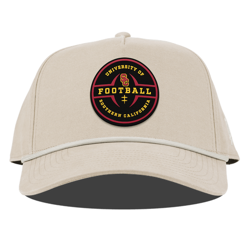 University of Southern California "USC Football Legacy" Curved Canvas 5 Panel Rope Beige