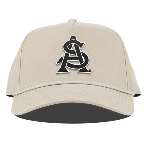 Arizona State University "Vintage ASU Team Logo" Curved Canvas 5 Panel Rope Beige