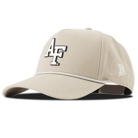 Air Force Academy "Vintage Air Force Team Logo" Curved Canvas 5 Panel Rope Beige