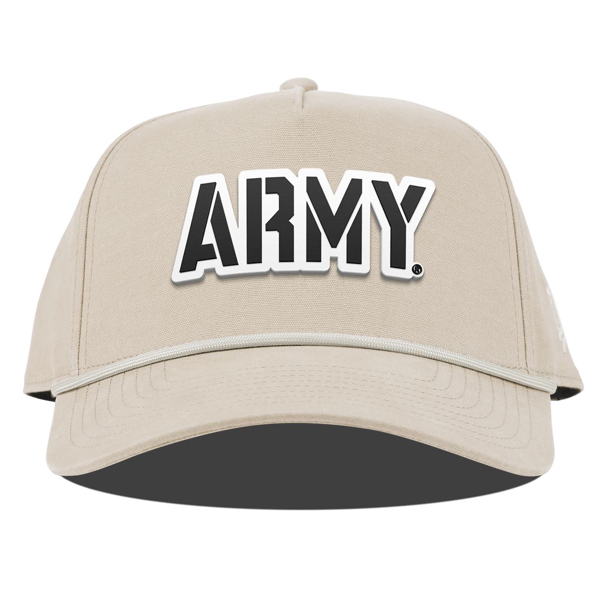 Army "Vintage Army Block" Curved Canvas 5 Panel Rope Beige