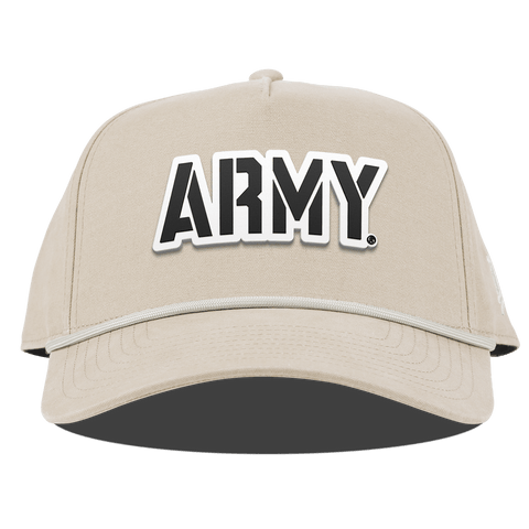 Army "Vintage Army Block" Curved Canvas 5 Panel Rope Beige