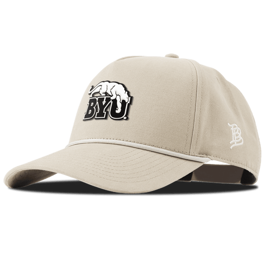 Brigham Young University "Vintage BYU Cougars" Curved Canvas 5 Panel Rope Beige