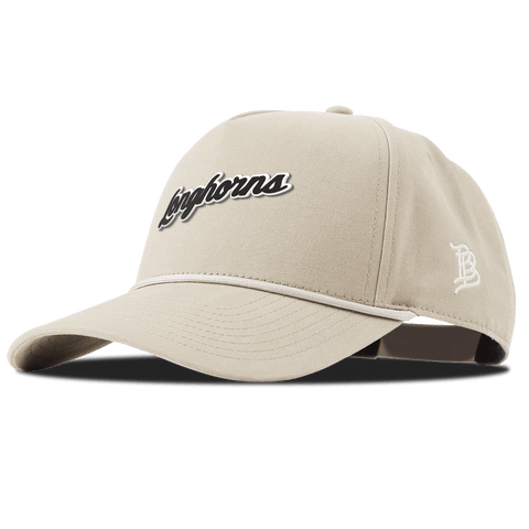 University of Texas "Vintage Texas Longhorn Script" Curved Canvas 5 Panel Rope Beige