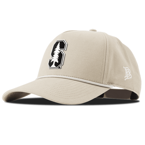 Stanford University "Vintage Stanford Team Logo" Curved Canvas 5 Panel Rope Beige