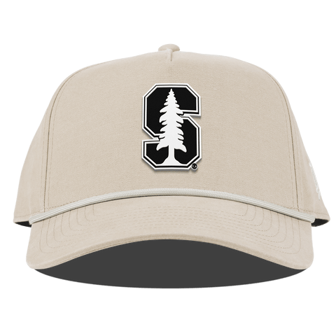Stanford University "Vintage Stanford Team Logo" Curved Canvas 5 Panel Rope Beige