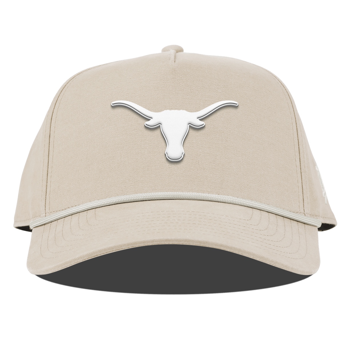University of Texas "Vintage Texas Longhorn" Curved Canvas 5 Panel Rope Beige