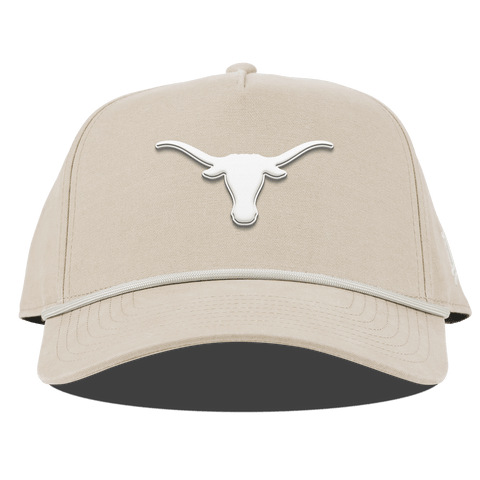 University of Texas "Vintage Texas Longhorn" Curved Canvas 5 Panel Rope Beige