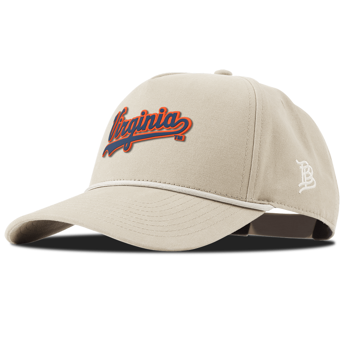 University of Virginia "Virginia Script" Curved Canvas 5 Panel Rope Beige