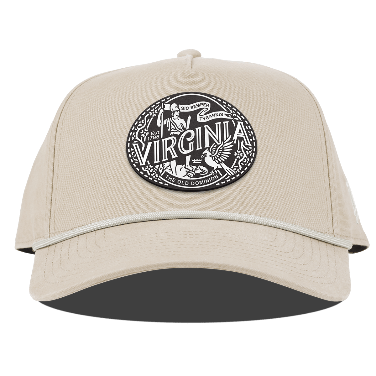 Virginia Traveler Curved Canvas 5 Panel Rope Beige