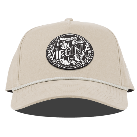 Virginia Traveler Curved Canvas 5 Panel Rope Beige