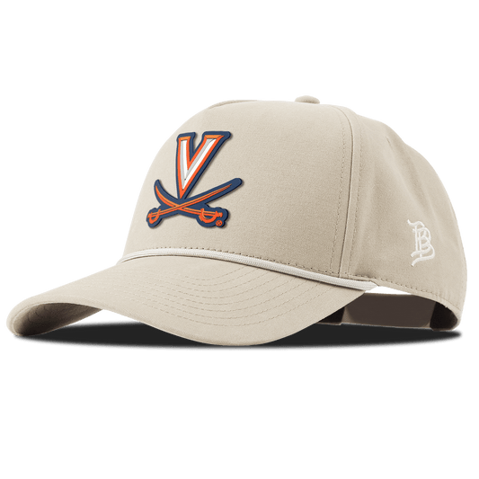 University of Virginia "Virginia Team Logo" Curved Canvas 5 Panel Rope Beige