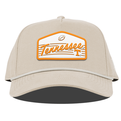 University of Tennessee "Volunteers Football" Curved Canvas 5 Panel Rope Beige