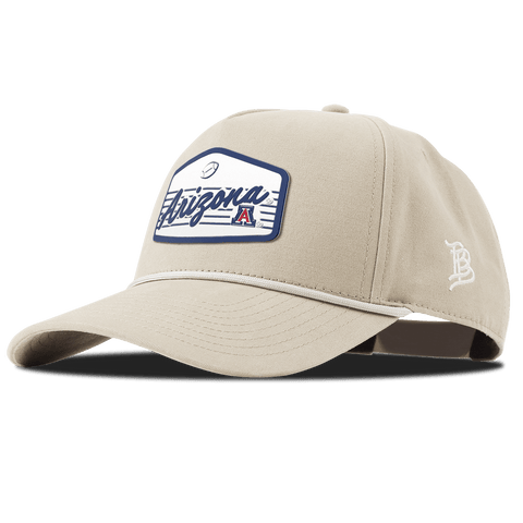 University of Arizona "Wildcats Football" Curved Canvas 5 Panel Rope Beige