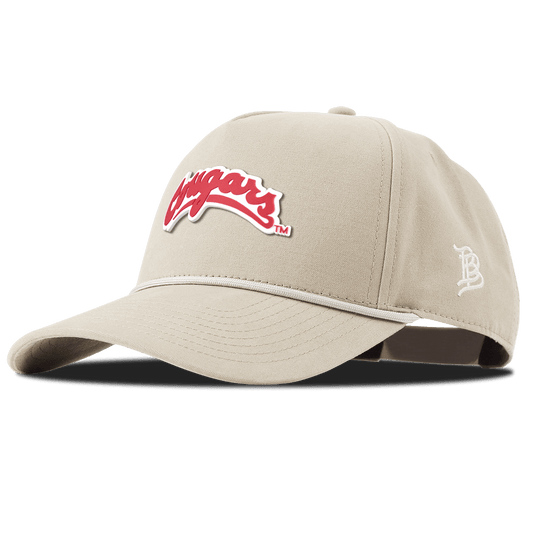 Washington State University "Washington State Cougars Script" Curved Canvas 5 Panel Rope Beige