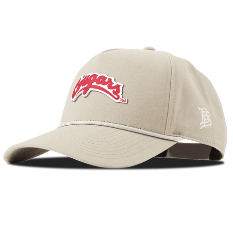 Washington State University "Washington State Cougars Script" Curved Canvas 5 Panel Rope Beige