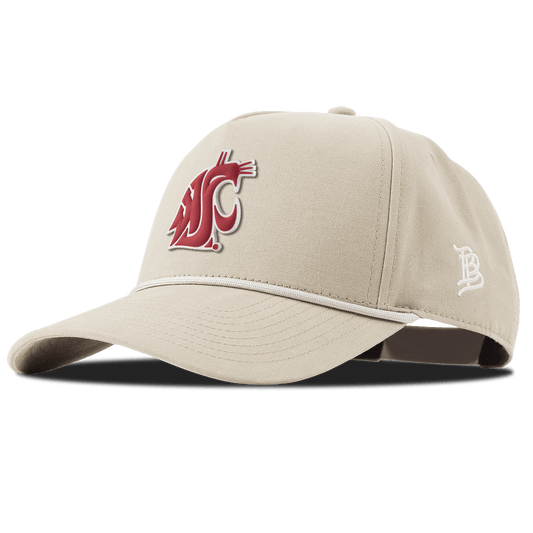 Washington State University "Washington State Team Logo" Curved Canvas 5 Panel Rope Beige