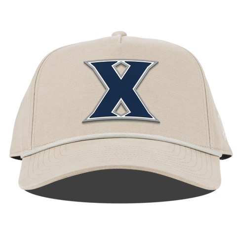 Xavier University "Xavier Block" Curved Canvas 5 Panel Rope Beige