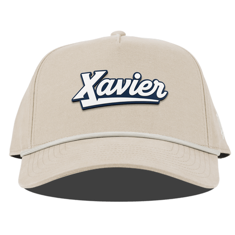 Xavier University "Xavier Script" Curved Canvas 5 Panel Rope Beige