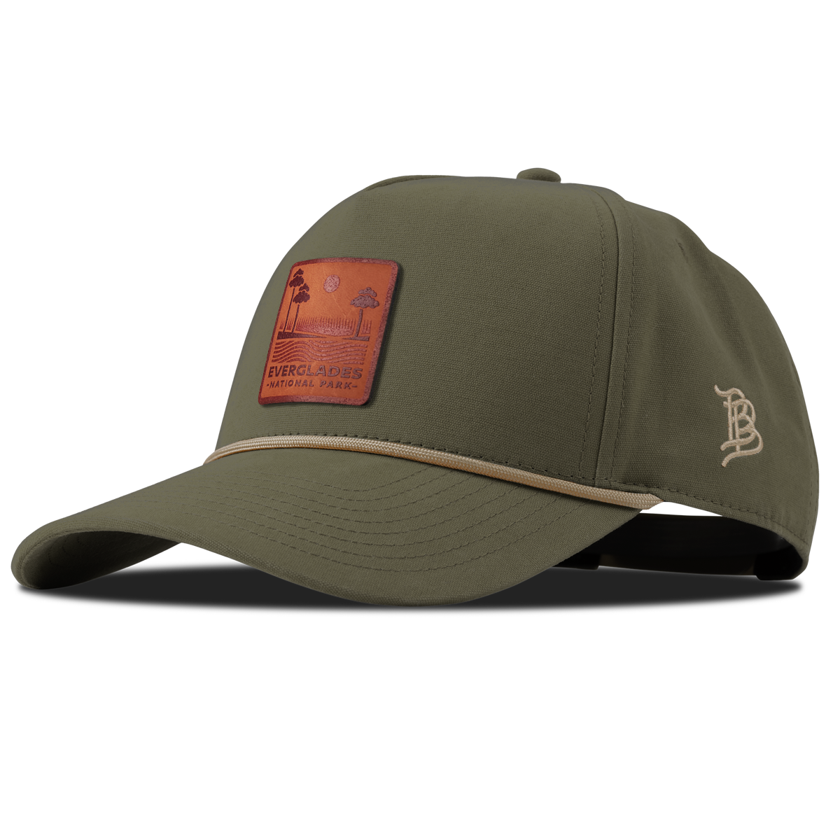 Everglades National Park Canvas 5 Panel Rope Vintage Loden