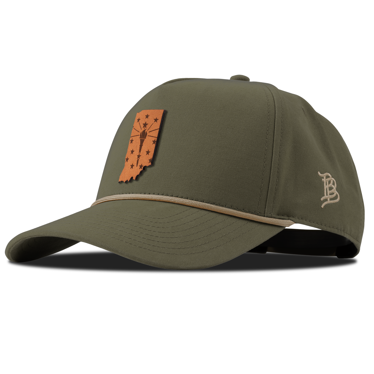 Indiana 19  Canvas 5 Panel Rope Vintage Loden 