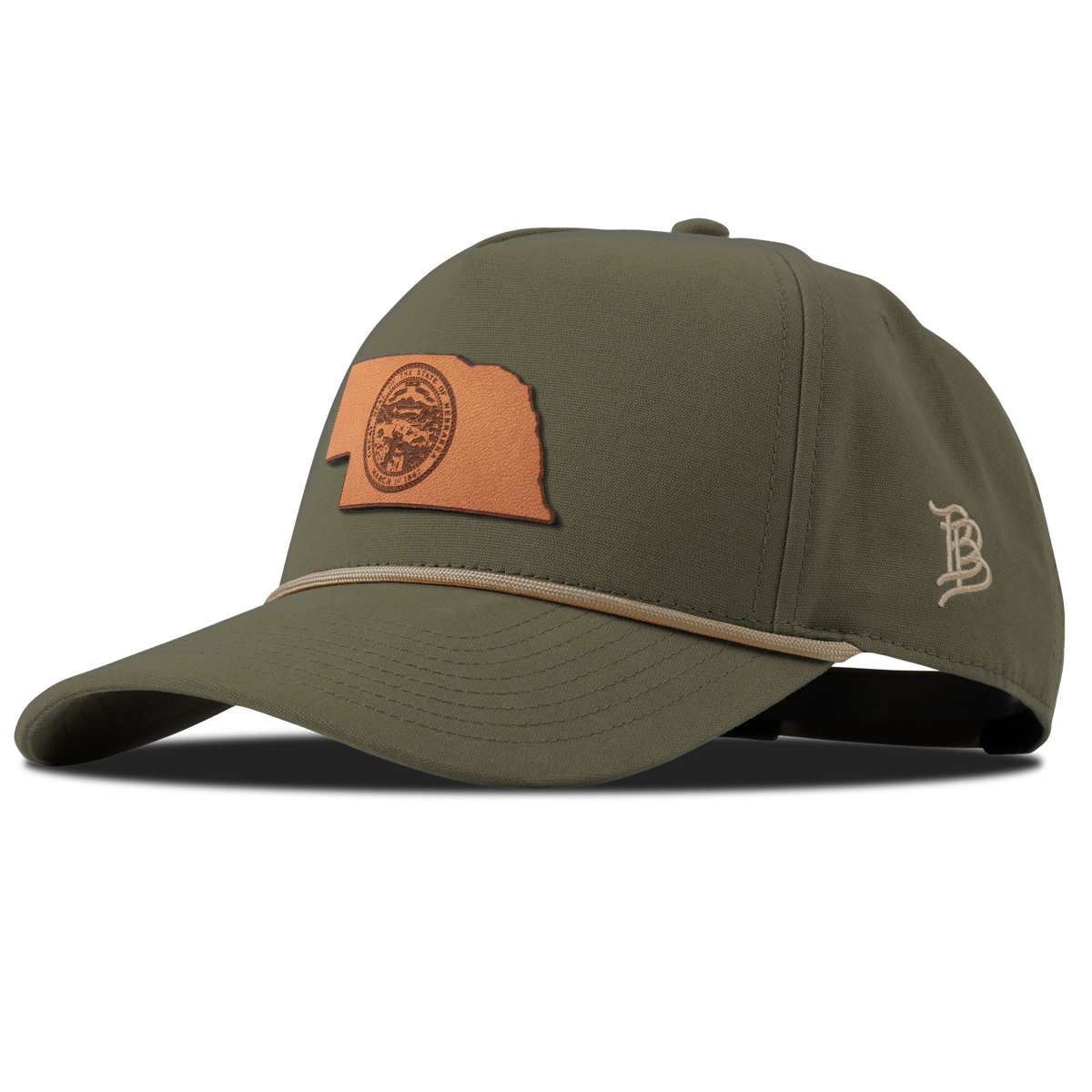 Nebraska 37 Canvas 5 Panel Rope Vintage Loden 