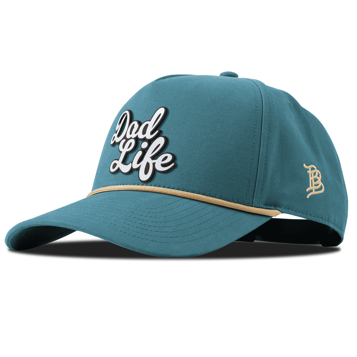 Dad Life Script Canvas 5 Panel Rope Marine Camo