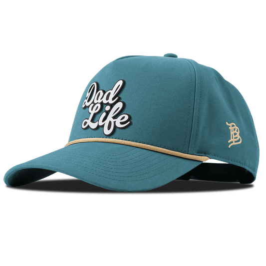 Dad Life Script Canvas 5 Panel Rope Marine Camo