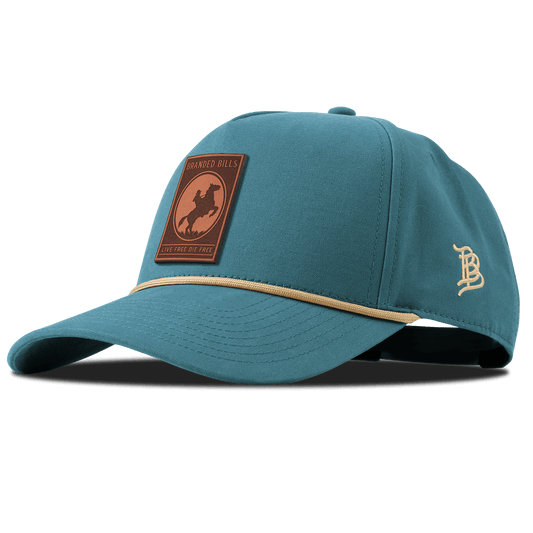 Live Free Canvas 5 Panel Rope Marine