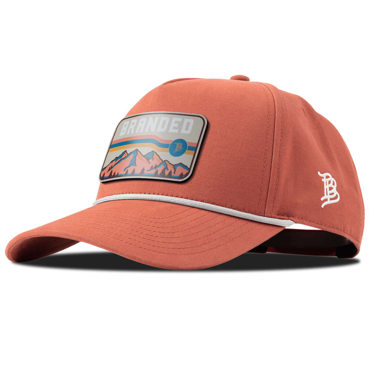 Sunset Horizon Canvas 5 Panel Rope Peach