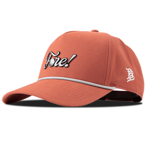 Fore! Canvas 5 Panel Rope Peach 