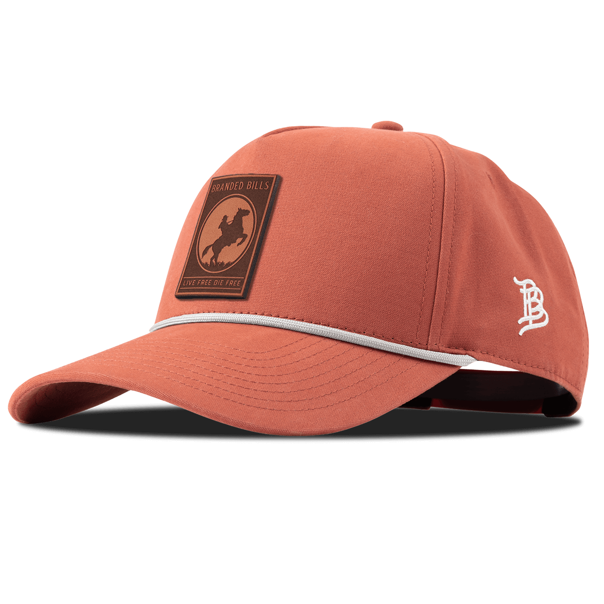 Live Free Canvas 5 Panel Rope Peach