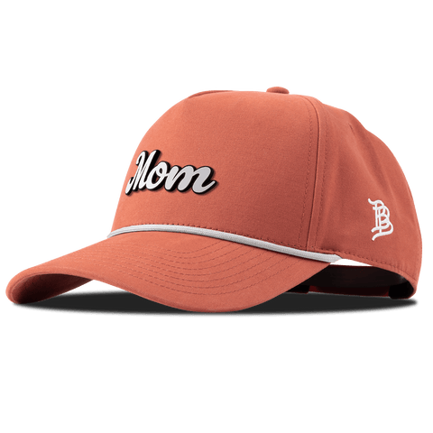 Mom Script Canvas 5 Panel Rope Peach