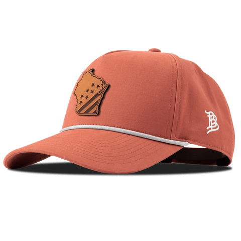 Wisconsin 30 Canvas 5 Panel Rope Peach 