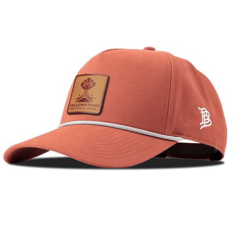 Yellowstone National Park Canvas 5 Panel Rope Peach