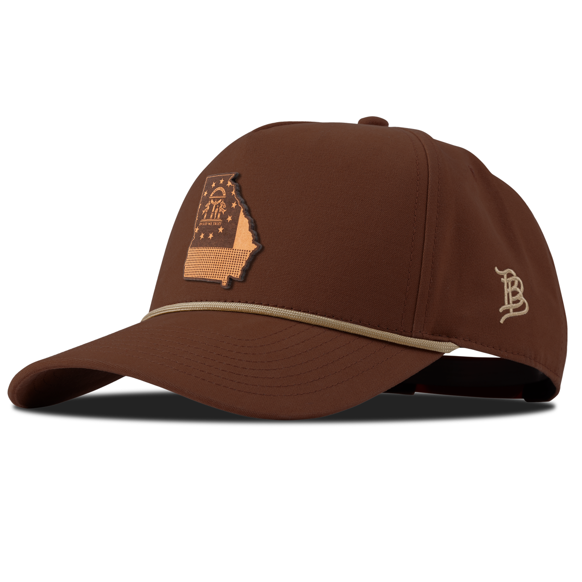 Georgia 4 Canvas 5 Panel Rope Vintage Rust