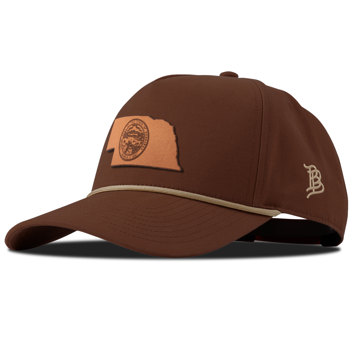 Nebraska 37 Canvas 5 Panel Rope Vintage Rust