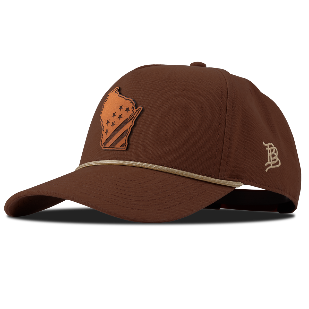Wisconsin 30 Canvas 5 Panel Rope Vintage Rust