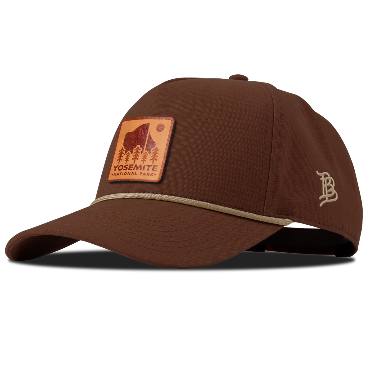 Yosemite National Park Canvas 5 Panel Rope Vintage Rust