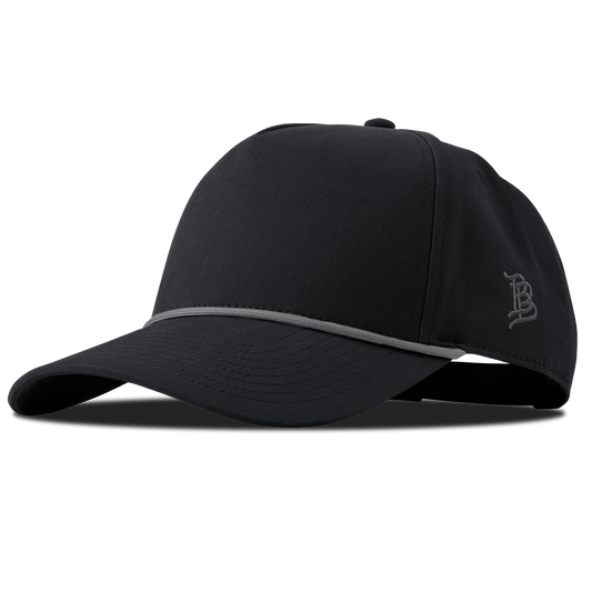 Bare Canvas 5 Panel Rope Vintage Black
