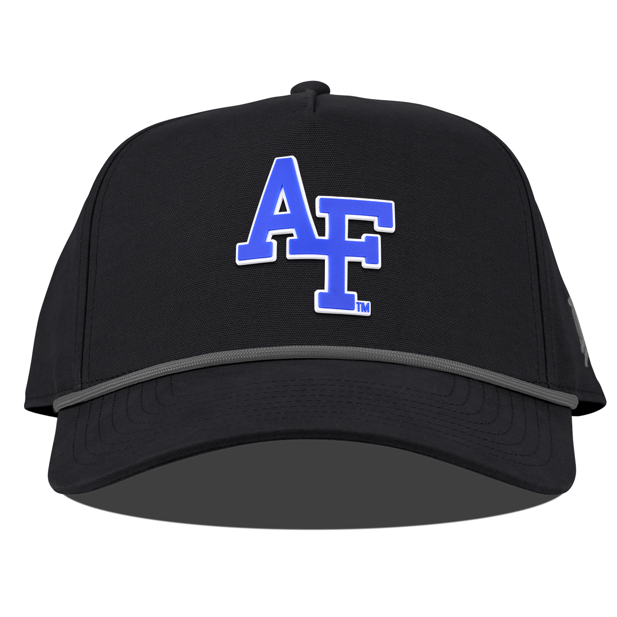 Air Force "Air Force Academy Block" Curved Canvas 5 Panel Rope Vintage Black