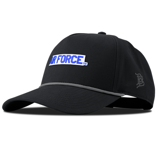 Air Force "Air Force Academy" Curved Canvas 5 Panel Rope Vintage Black
