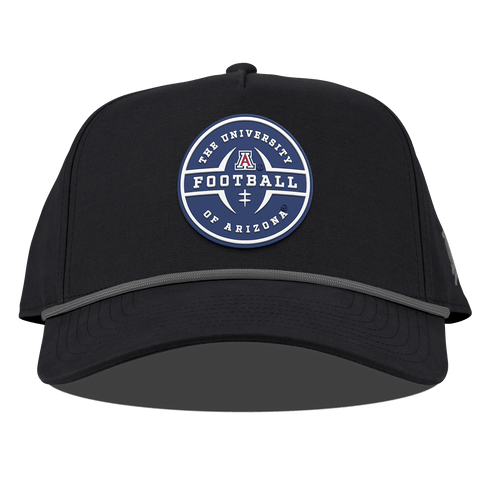 University of Arizona "Arizona Football Legacy" Curved Canvas 5 Panel Rope Vintage Black
