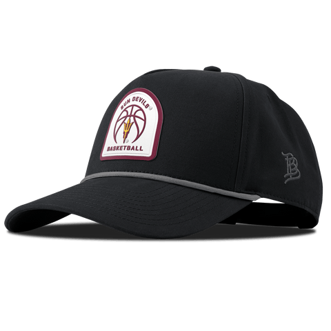 Arizona State University "Arizona State Basketball" Curved Canvas 5 Panel Rope Vintage Black