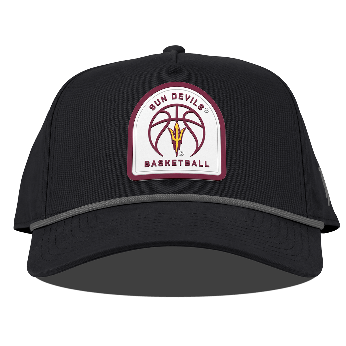 Arizona State University "Arizona State Basketball" Curved Canvas 5 Panel Rope Vintage Black