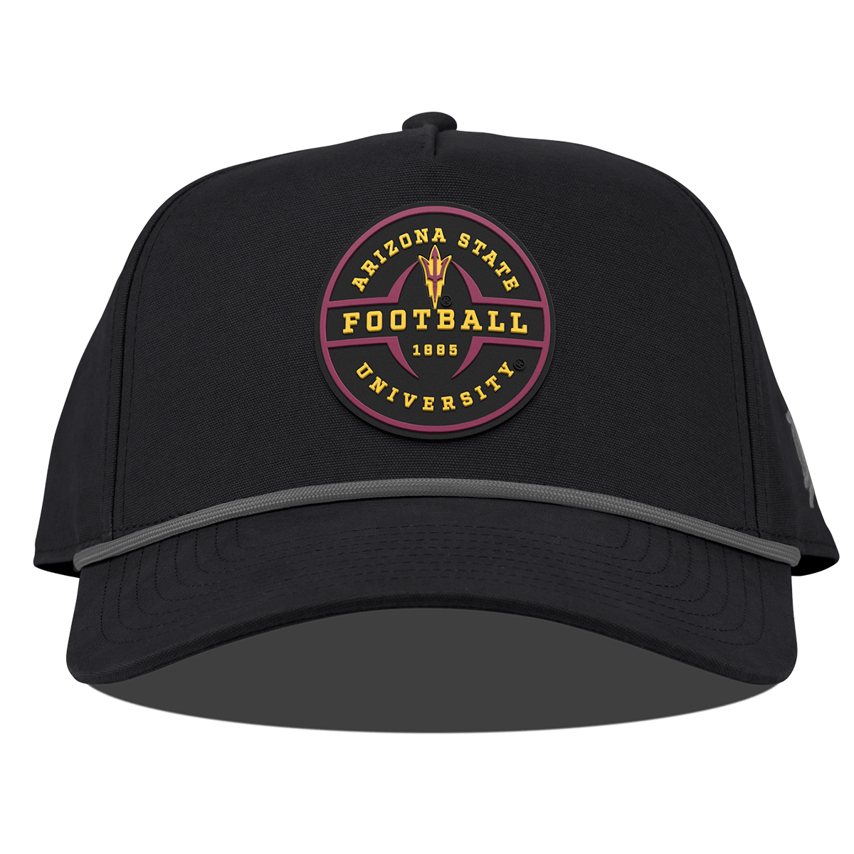 Arizona State University "Arizona State Football Legacy" Curved Canvas 5 Panel Rope Vintage Black