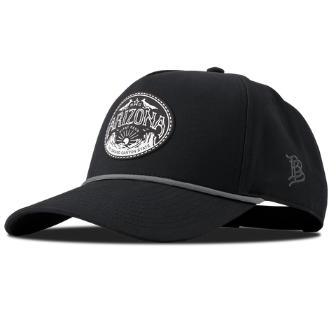 Arizona Traveler Curved Canvas 5 Panel Rope Vintage Black